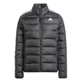 adidas Mujer Essentials 3-Stripes Light Down Jacket, Black, XS