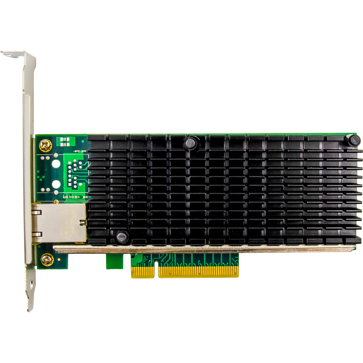 InLine® Tarjeta de Red de 10 Gigabit, 1 RJ45 10 GB/s, PCIe x8, Controlador LAN Ethernet de 10 GBASE-T, a Partir de Win 7, Server 2008, Linux 2.6, Incluye Placa de Ranura de Perfil bajo, 51132A