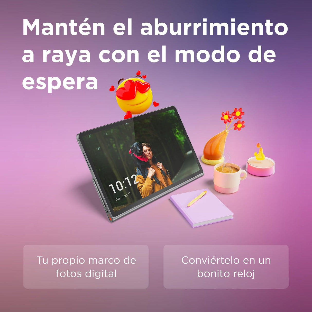 Lenovo Tab Plus - Tablet de 11.5" 2K 2000 x 1200 px IPS (MediaTek Helio G99 Octa Core, 8 GB RAM, 128 GB, 90 Hz, 8 Altavoces JBL Dolby Atmos, WiFi 5 + Bluetooth 5.2, Android 14) - Color Gris Luna
