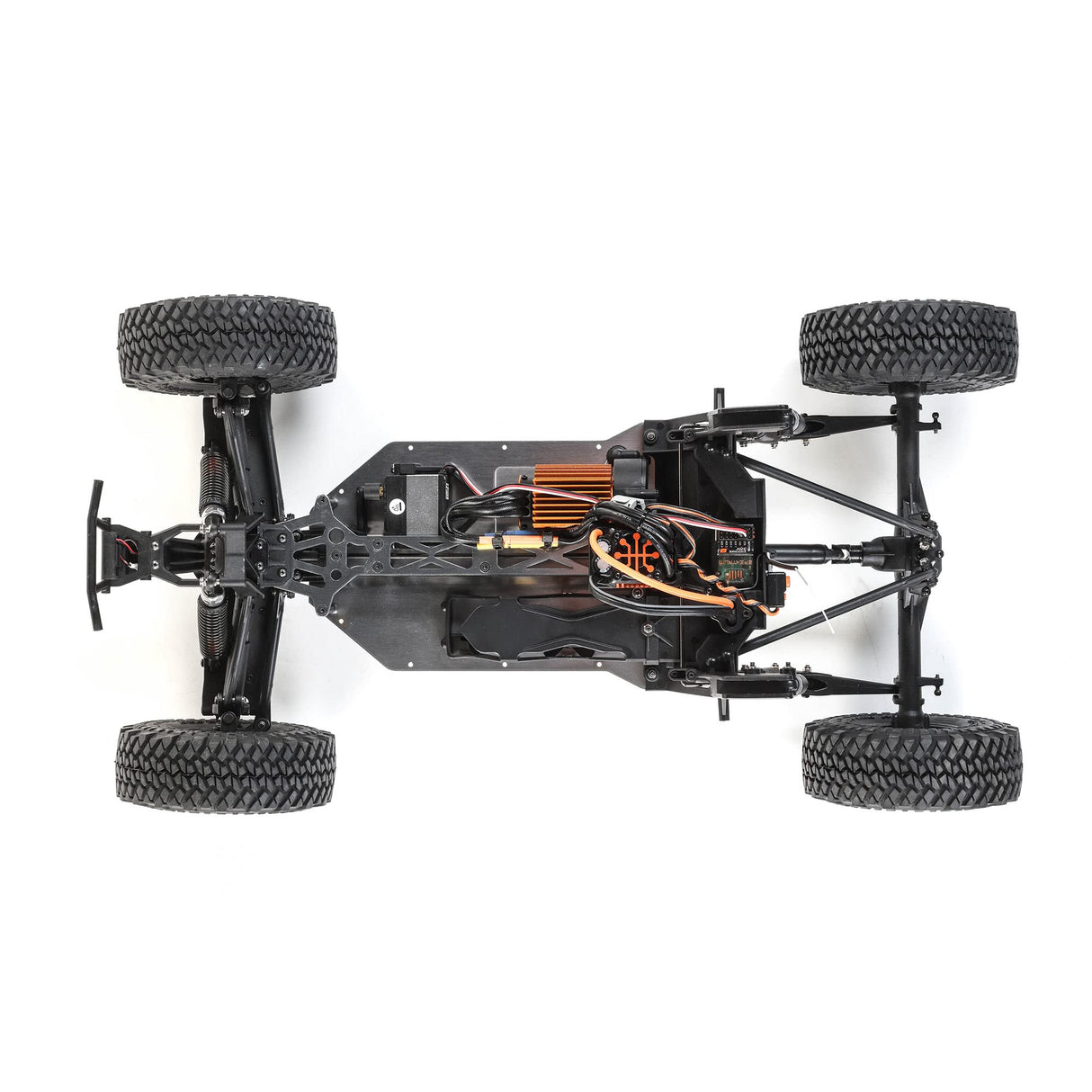 LOSI Coche RC Truck 1/10 Rey U4 4WD Rock Racer Brushless RTR (batería y Cargador no Incluido) con Smart and AVC, Verde, LOS03030T2