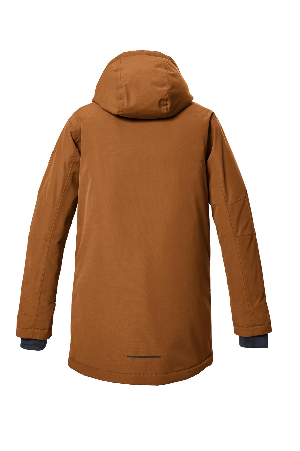 killtec Niños Parka funcional/parka impermeable con capucha KOW 378 BYS PRK, braun, 164, 42171-000