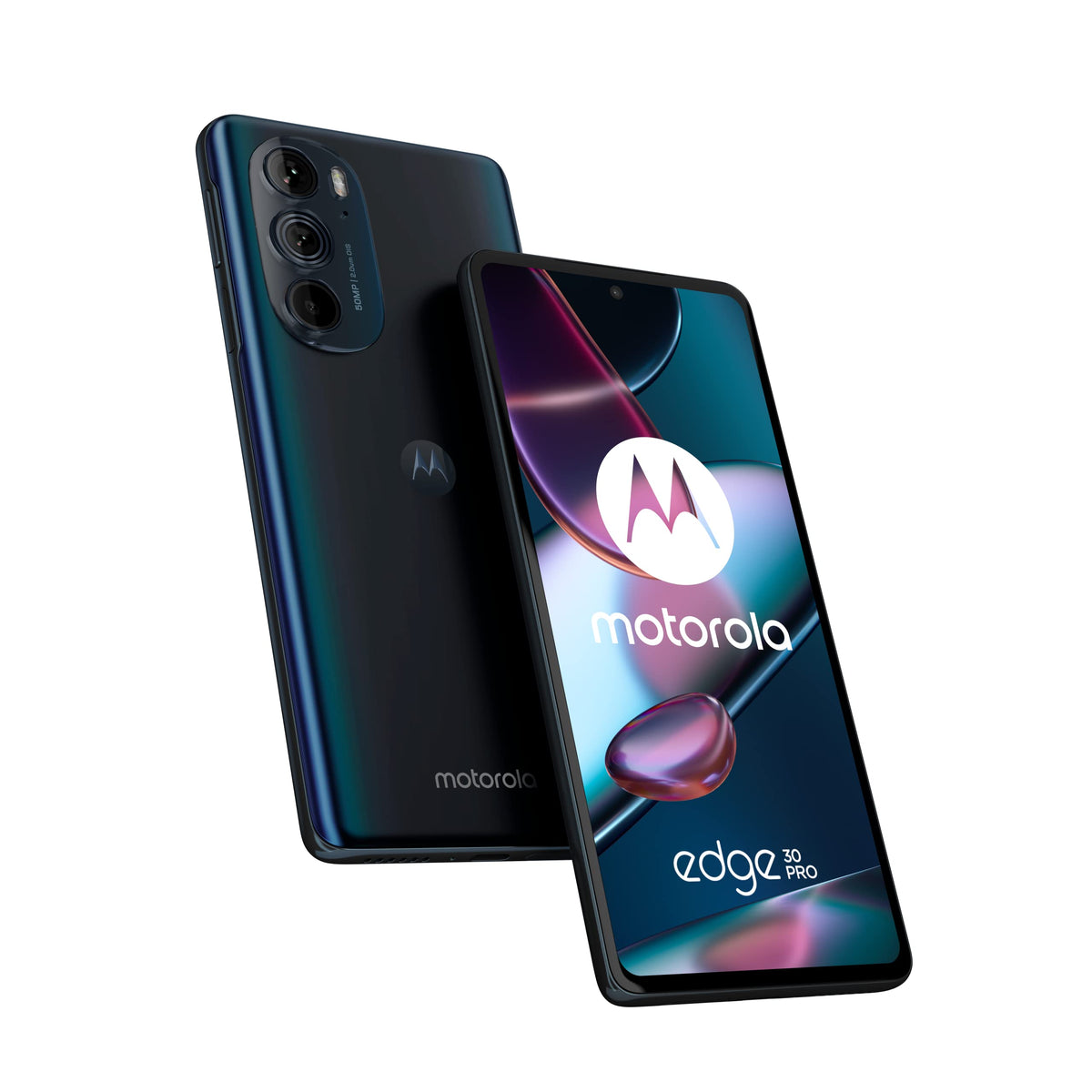 Motorola Edge30 Pro, Pantalla 6.7 Pulgadas OLED, Snapdragon 8, Cámara 50 MP Ultra Ancha, Android 12, 12/256 GB, Dual SIM, Color Azul