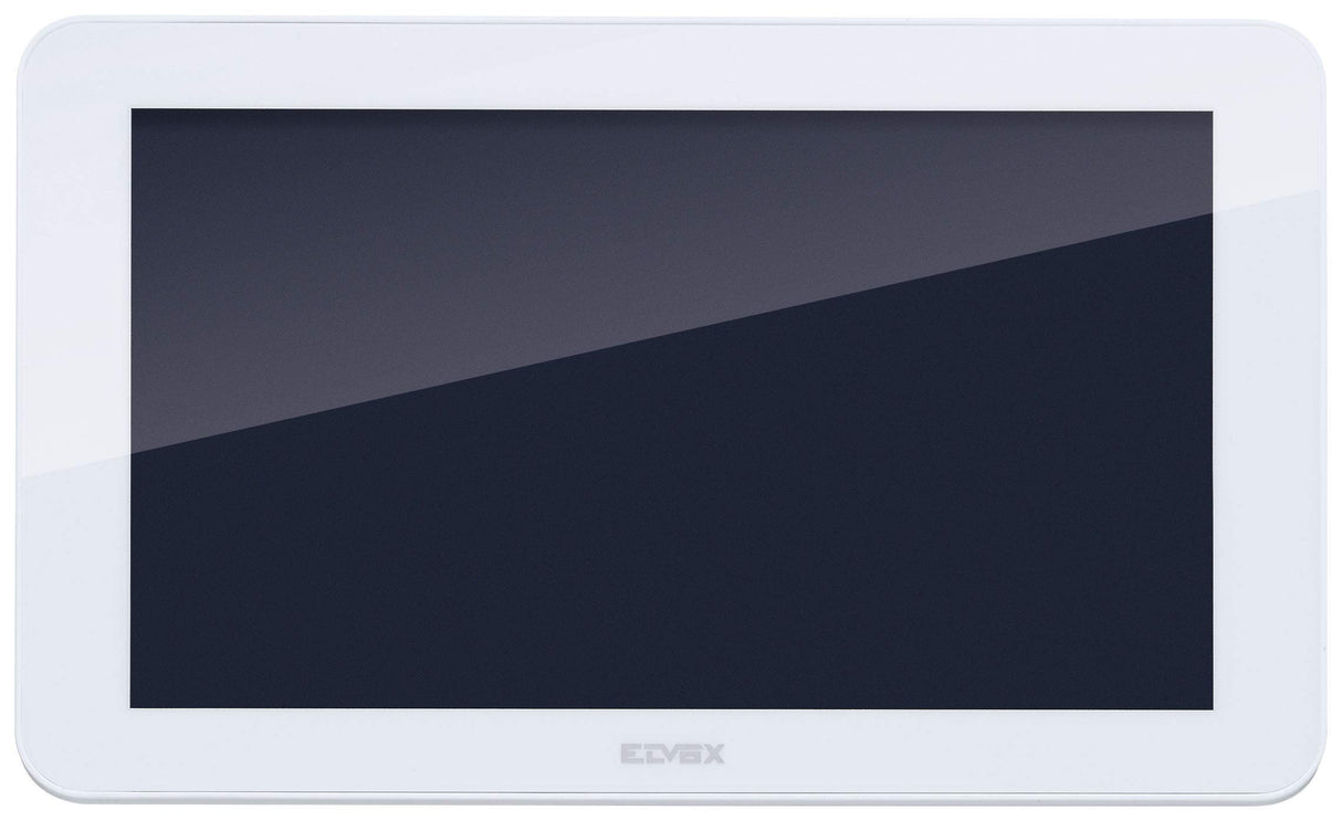 Vimar K40937 Monitor LCD 7in de pantalla táctil para kit videoportero de superficie, 1 alimentador 40103, con estribo para la fijación de superficie, blanco