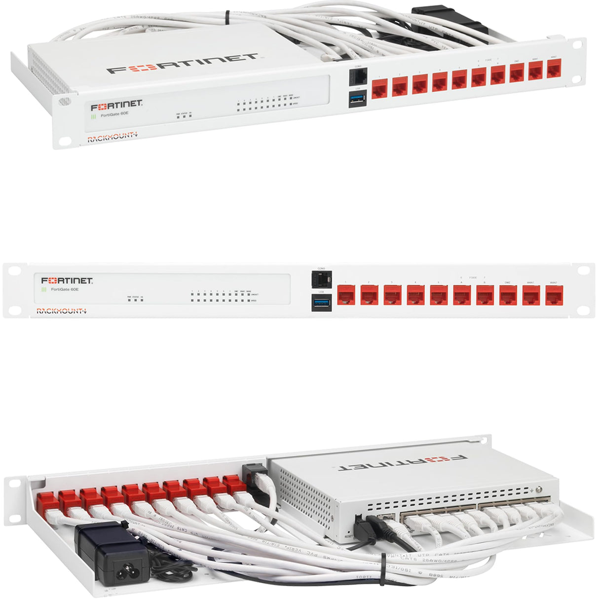 Rackmount.IT |RM-FR-T10| Kit de montaje en rack para FortiGate 60E / 61E