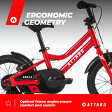 ATTABO Knack 14" Atb-b5i022 Bicicleta, Rojo