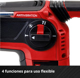 Einhell Professional martillo perforador con batería TP-HD 18/26 Li BL-Solo Power X-Change (18 V, sin escobillas, 2,6 J, SDS-plus, mecanismo de impacto neumático, 4 funciones, maletín, sin batería)