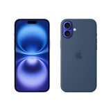 Apple iPhone 16 Plus (512 GB) - Azul Ultramar + Funda de Silicona con MagSafe - Denim
