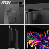 MSI mag 272QP QD-OLED X50 de 27 Pulgadas Monitor Gaming WQHD, Panel OLED Quantum Dot 2560 x 1440, 500 Hz, 0,03 ms, DisplayHDR True Black 500, AMD FreeSync Pro, HDMI 2.1, DP 1.4a, Negro