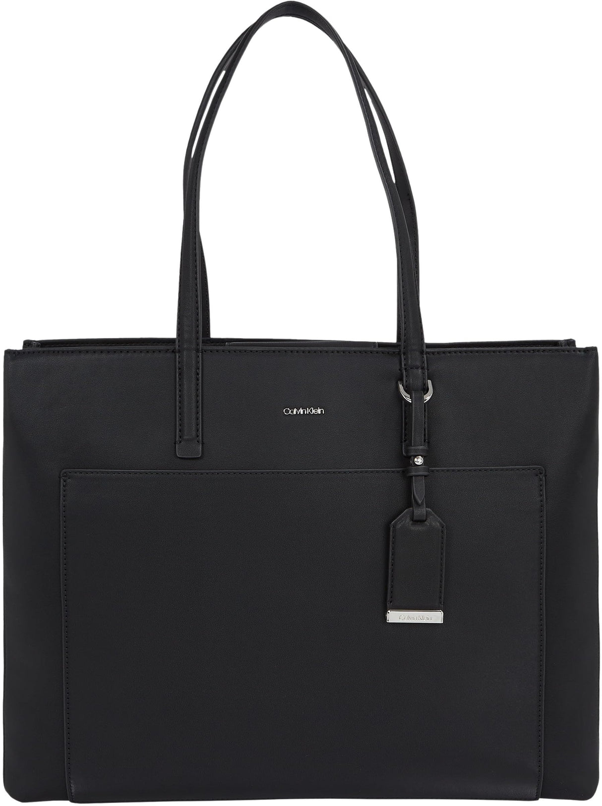 Calvin Klein Bolso Shopper Mujer Must Medium con cremallera, Negro (Ck Black), Talla Única