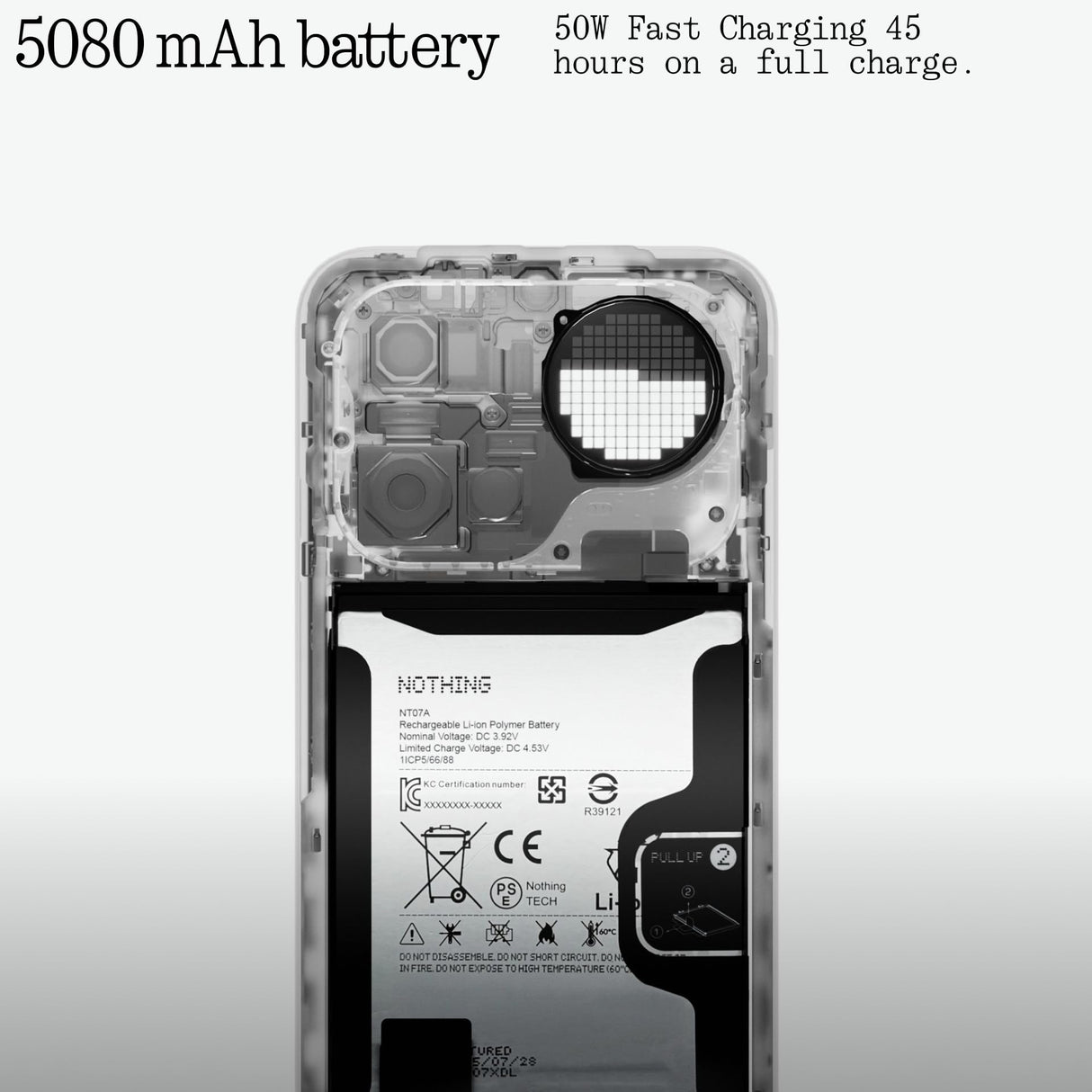 Nothing Phone (4a) Pro - Triple Cámara 50MP, Ultra Zoom 140x, Smartphone Unibody Metal, Batería Larga Duración, Carga Rápida 50W, AMOLED 144Hz, Glyph Bar, 12GB+256GB - Negro