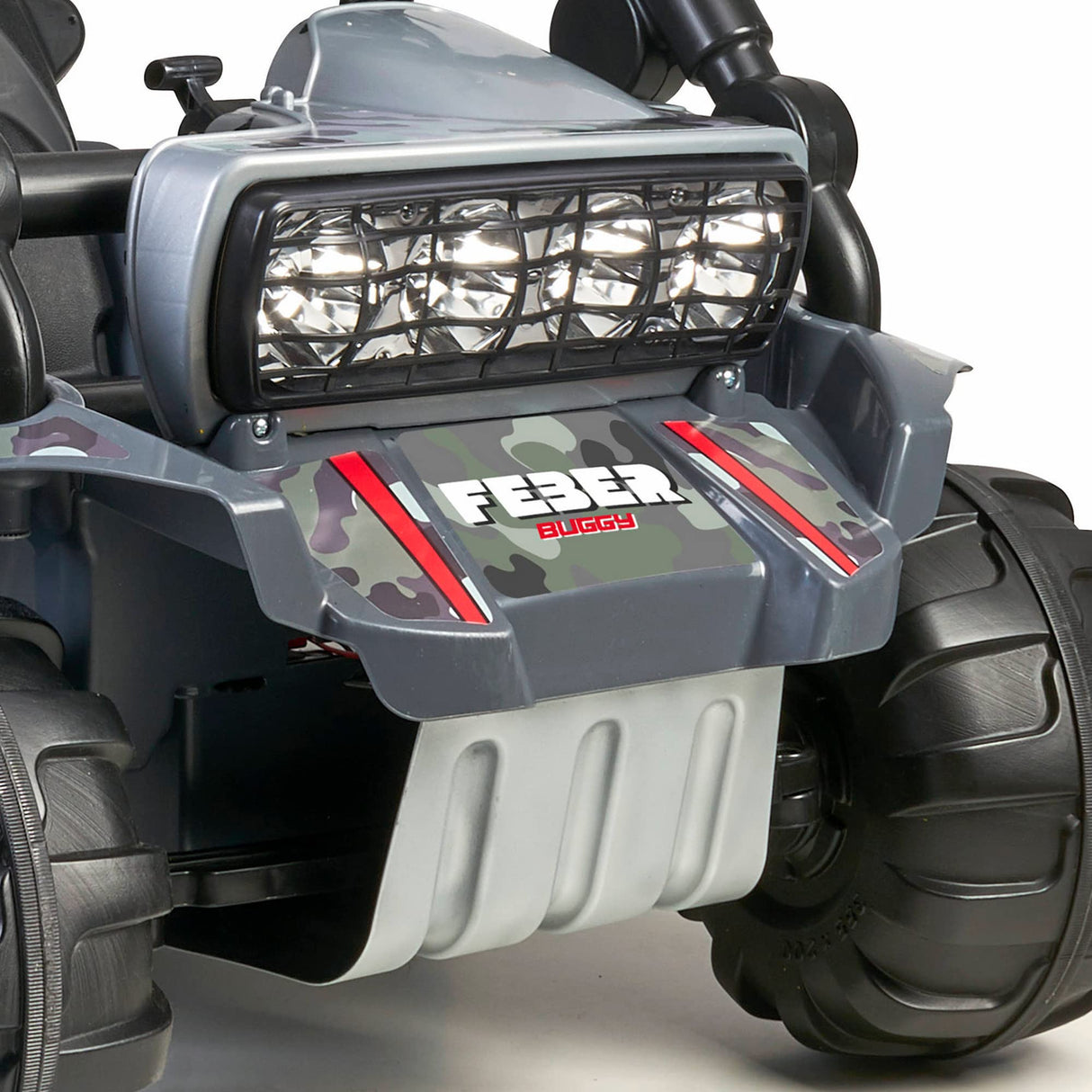 FEBER Buggy - Coche eléctrico de 2 plazas para niños y niñas de 3 años en adelante, 12V (Famosa 800012472)