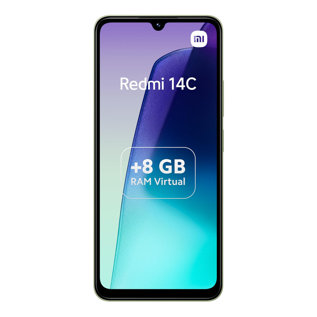 XIAOMI Redmi 14C - Smartphone de 8+256GB, Pantalla de 6.88” 120Hz LCD HD+, MediaTek Helio G81 Ultra, cámara Dual con IA de 50MP, 5160mAh, NFC, Verde (Versión ES)