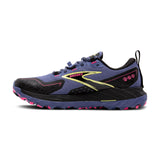 BROOKS Cascadia 18 GTX, Sneaker Mujer, Gris Azul/Negro/Rosa, 38 EU