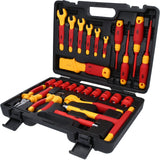 KS Tools 117.1895 - Kit de herramientas aislado para vehículos híbridos y eléctricos (26 piezas)