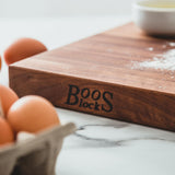 Boos Block Tabla de Cortar de Nogal – Tabla Cortar Cocina Profesional - Reversible - Tabla Madera Cocina Grande – Tabla de Cortar Gruesa - 46 x 31 x 4 cm