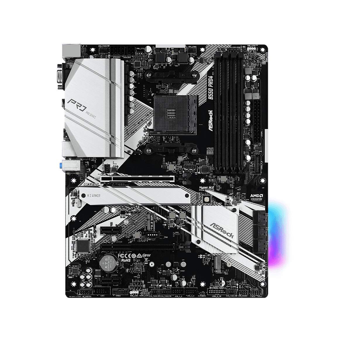 Asrock Placa B550 PRO4 AMD AM4 4DDR4 HDMI PCIE3.0 SATA3 USB3.2 ATX