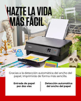 Canon PIXMA TS5350i – Impresora Multifunción para Uso Doméstico con Pantalla OLED | Conexión Inalámbrica desde tu Smartphone | Con PIXMA Print Plan