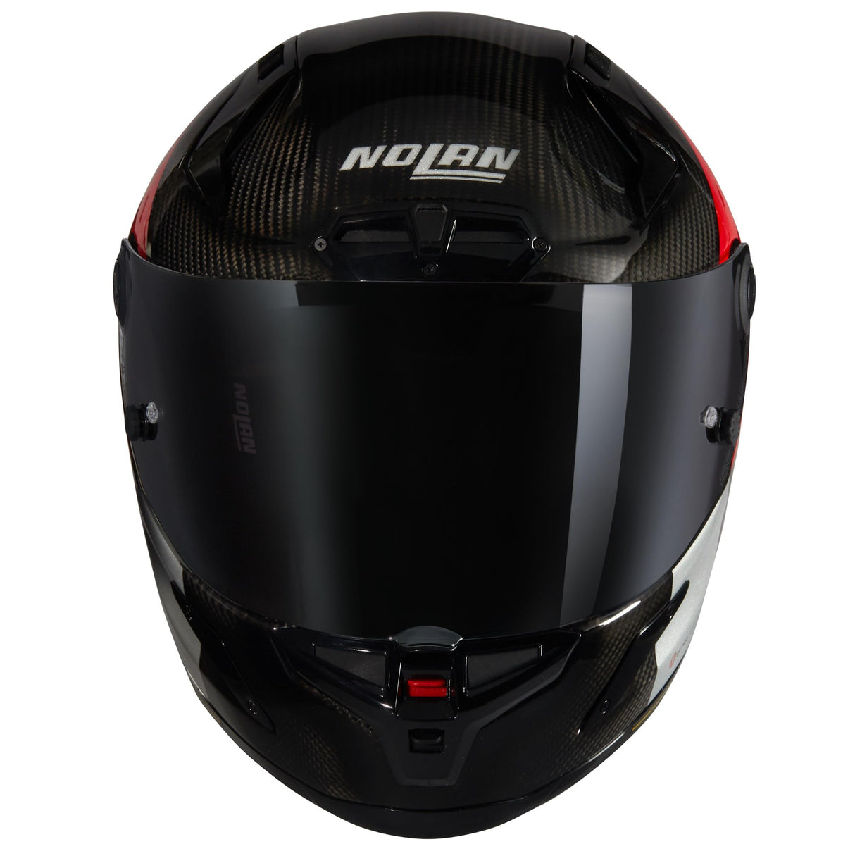 NOLAN Helmet X-804 RS Combo Gara 351 M, Carbono/Rojo/Gris/Negro