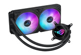 ROG Strix LC III 240 ARGB - Refrigerador líquido AiO con Bloque de Agua Giratorio en 360°, Bomba Gen7 v2 de Asetek, Ventiladores ROG ARGB y más de 10 Efectos de iluminación Aura Personalizados