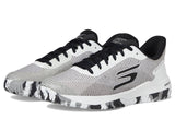 Skechers Viper Court Pro 2.0, Zapatillas Hombre, White Synthetic/Textile/Black Trim, 44 EU
