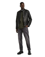 G-STAR Biker Leather Jkt Chaqueta, Negro (dk Black D27137-B508-6484), L Hombres
