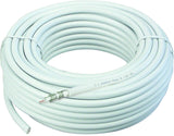 Schwaiger coaxial-Cables de instalación (10 m, 4-Compartimento, 135 db) Blanco