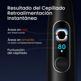 Cepillo eléctrico Oclean X Elite 10, AI cepillado personalizado，Pantalla táctil con seguimiento de 12 áreas, 40°de oscilación, 5 Modos, Temporizador, 40 Días, Pronóstico del tiempo, IPX7, Negro