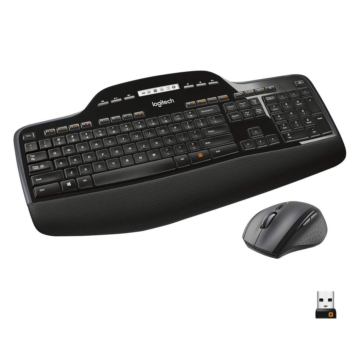 Logitech MK710 Combo Teclado y Ratón Inalámbrico para Windows, Conexión Inalámbrica 2,4 GHz, Teclas Multimedias, Batería de 3 Años, PC/Mac, QWERTY Español, color Negro