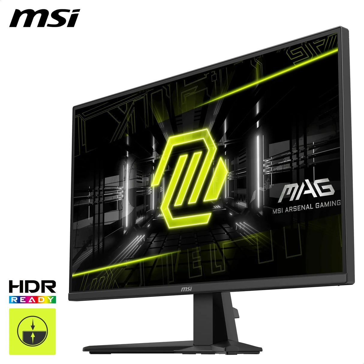 MSI mag 275QF Monitor Gaming Plano WQHD (2560x1440) Panel IPS rápido¡, 180Hz / 0.5 m (GtG, mín.), 1 ms (MPRT) 16:9, HDR Ready, 300 nits, Negro