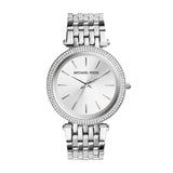 Michael Kors - Reloj Darci analógico de Cuarzo con Correa de Acero Inoxidable en Tono Plateado para Mujer MK3190