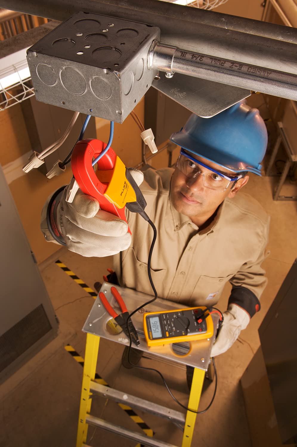 I400S Sonda de corriente 400 A ac CAT IV con conector BNC y selección 40A/400A