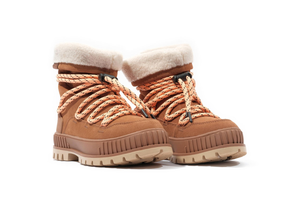 Palladium Pallashock Hiver, Botas Cortas al Tobillo Mujer, marrón, 37 EU