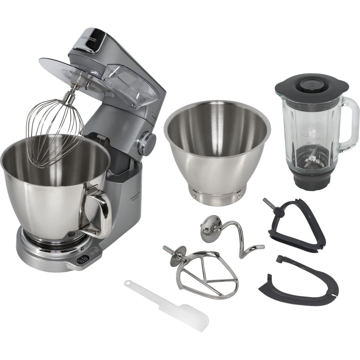 Kenwood KVL 85.124SI Titanium Chef Baker XL Robots de Cocina, Titanio, Multicolor, Único