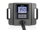 QUICK TR1300A - Estación de soldadura de aire caliente industrial (1300 W, rango de temperatura de 100 – 500 °C, SMD, función de calibración, modo de espera/pantalla LCD)