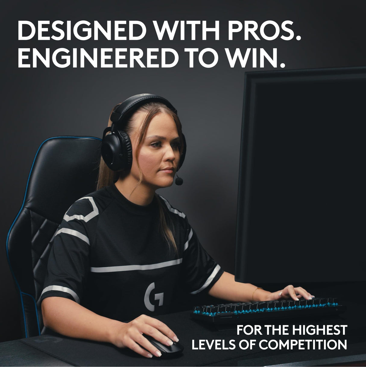 Logitech G Pro X TKL Lightspeed, Teclado inalámbrico para Gaming- Blanco - UK - Tactile