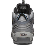 KEEN Headout Mid Waterproof, Botas de Senderismo Mujer, Steel Grey/Blue Heaven, 39 EU