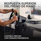 Logitech G RS Shifter and Handbrake con cambio fácil de modo, empuñadura ajustable en altura y mordaza de mesa, para volantes de las series G y PRO, PS, Xbox y unidades de carreras de PC - Negro