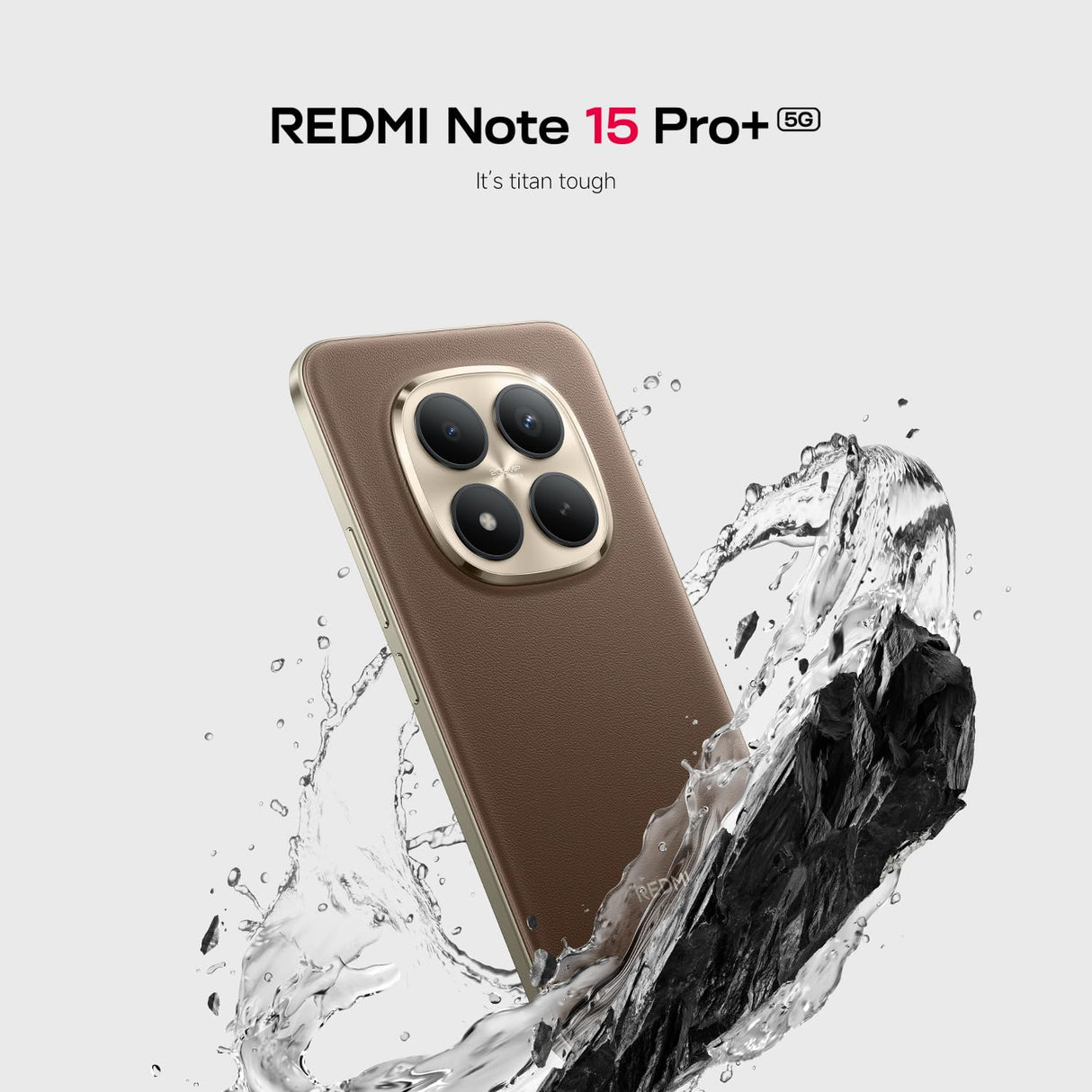 XIAOMI REDMI Note 15 Pro+ 5G - Smartphone de 8+256GB, Pantalla AMOLED 6,83" 1.5K AMOLED, Snapdragon 7s Gen 4, cámara de 200 MP, Hypercharge 100W, Cargador no Incluido, Negro (Versión ES)