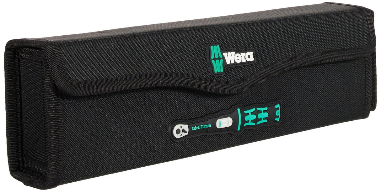 WERA-05130110001-Click-Torque A 6 Set 1 - Llave dinamomé. con puntas+vasos en caja textil