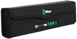 WERA-05130110001-Click-Torque A 6 Set 1 - Llave dinamomé. con puntas+vasos en caja textil
