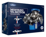 FRANZIS 67501 - Ford Mustang V8 - a True-to-Life Model Kit of 1:4 Scale of The Ford Mustang Engine, Original motorsound and a Comprehensive accompanying Handbook with 100 Pages