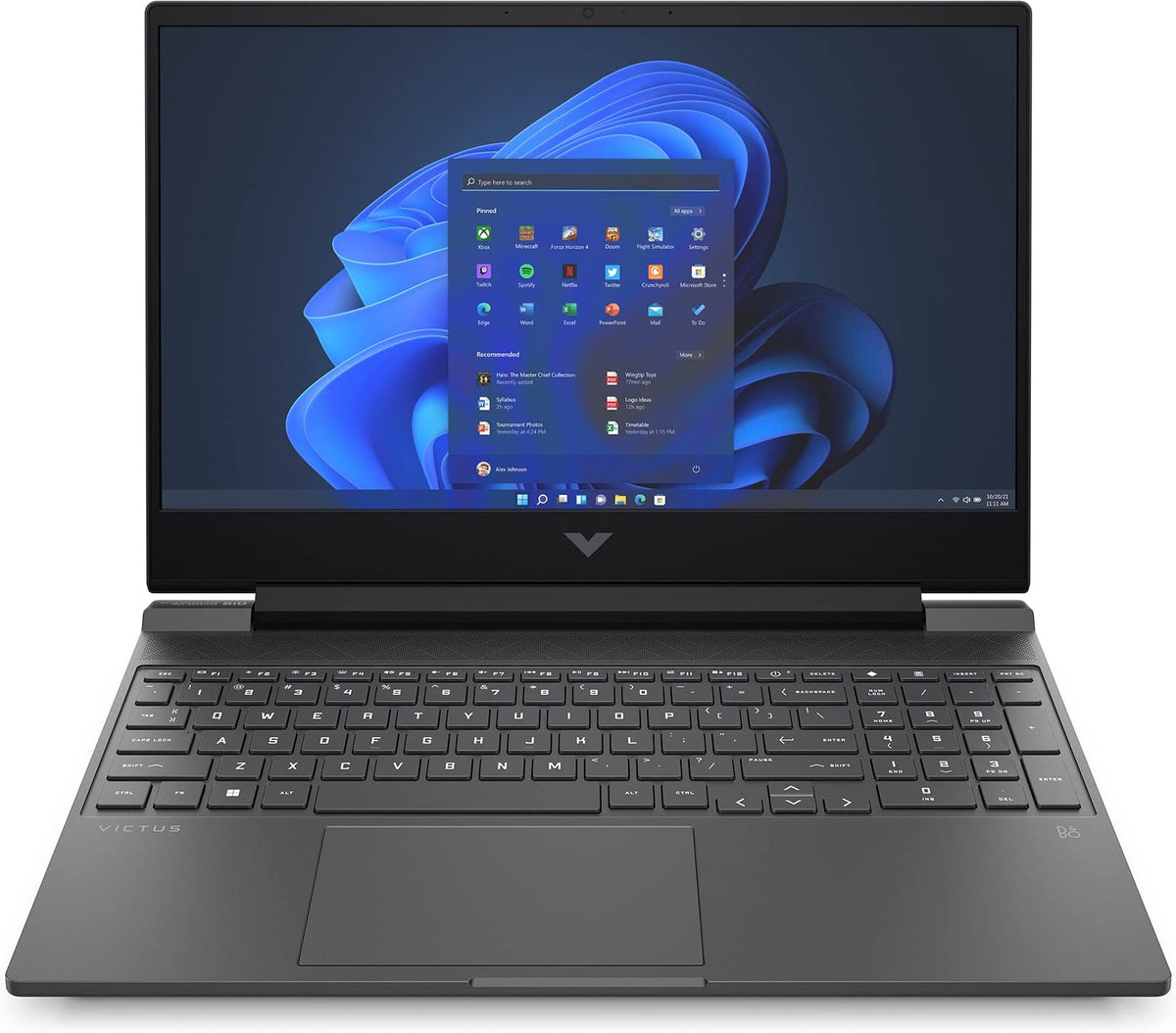 HP Victus Victus 15-fa0003sf - Ordenador portátil (15,6 Pulgadas, FHD IPS (Intel Core i5-12450H, RAM 16 GB, SSD 512 GB, NVIDIA GeForce RTX 3050 4GB, AZERTY, Windows 11) Plata Mica