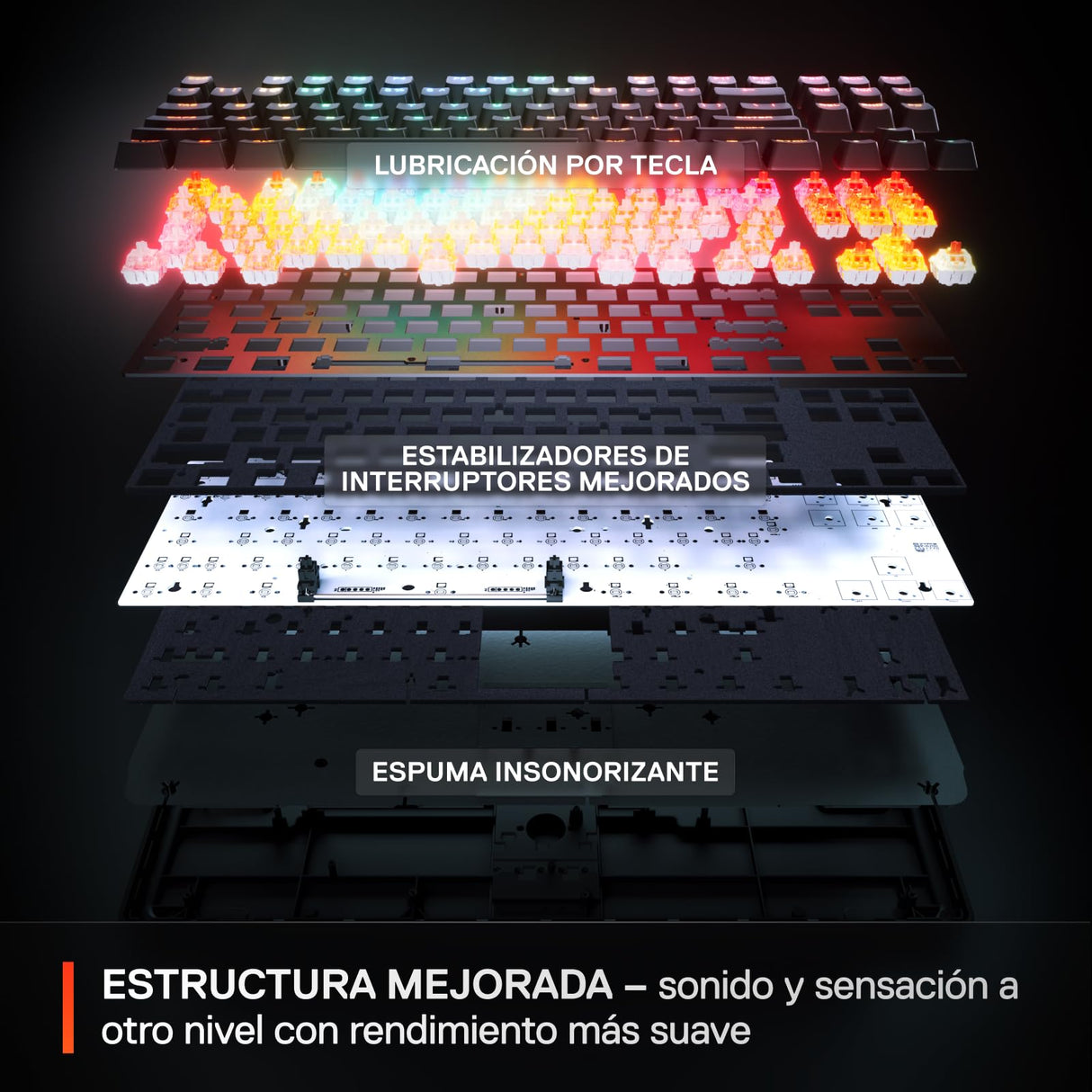 SteelSeries Apex Pro TKL Gen 3 Blanco - Teclado Mecanico Gaming - HyperMagnetic Interruptores OmniPoint 3.0 - Accionamiento Ajustable - Rapid Trigger - Preajustes - Rapid Tap - RGB - OLED - US QWERTY