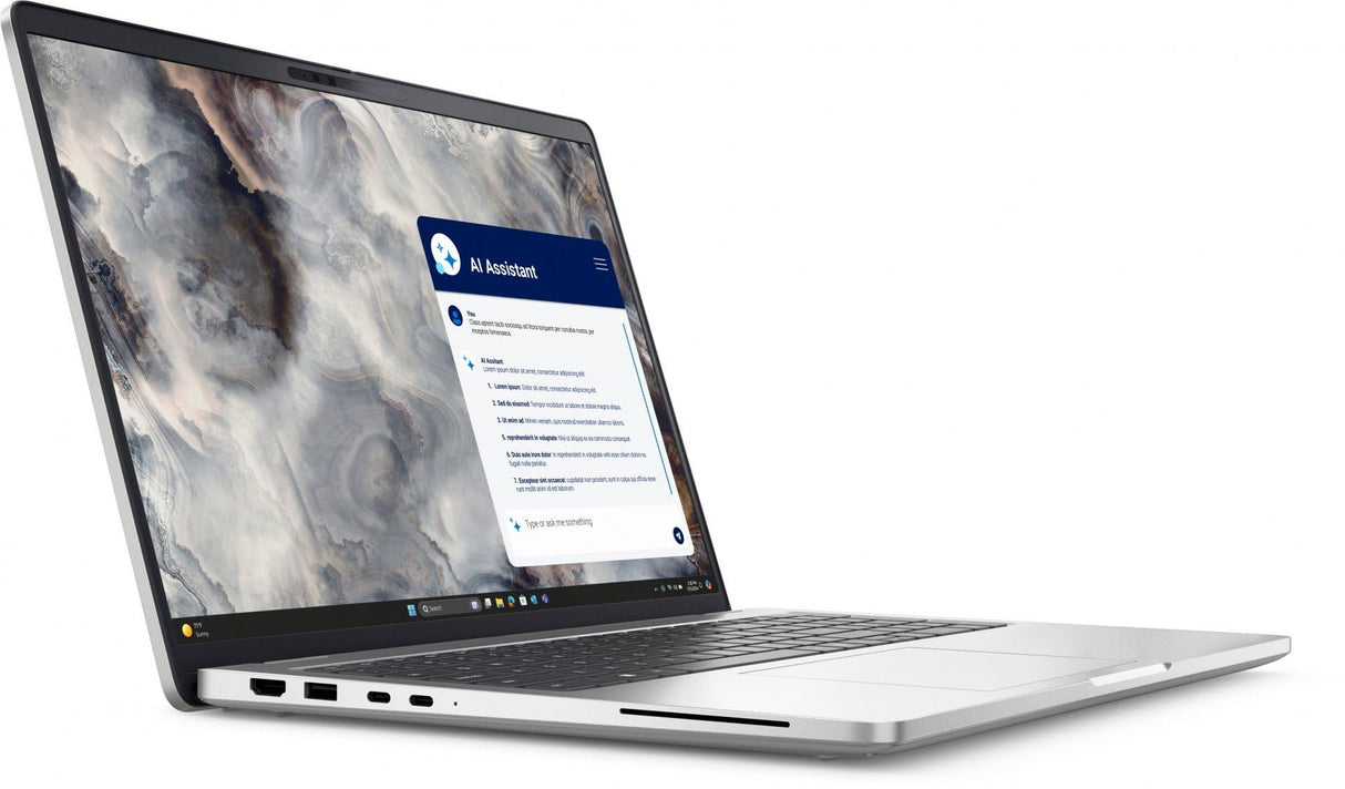 DELL Pro 16 Plus PB16250, portátil Profesional, Pantalla Full HD de 16 Pulgadas, Intel Core Ultra 5, 16 GB RAM, SSD 512 GB, cámara Web IR, Lector de Huellas Dactilares