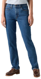 Levi's 724 High Rise Straight, Vaqueros Mujer, Mosey Mid Stone, 30W / 32L