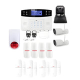 Alarma inalámbrica gsm y 3 cámaras WiFi Kit ip3