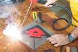 Stanley 460963 Star 4000 - Kit de estación de soldadura para inversor MMA electrodos 160A Max con capucha LCD