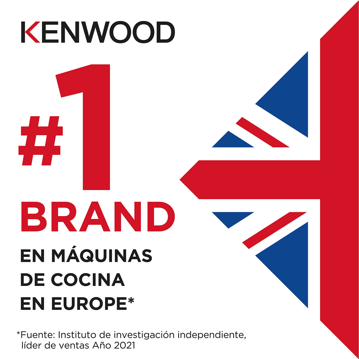 Kenwood Prospero+ KHC29.H0WH - Robot de Cocina Multifunción, Bol 4,3L, Mezclar, Batir y Amasar, Batidora de Vaso de Cristal 1.5L, Procesador de Alimentos 1.4L con Tres Discos y Exprimidor, Blanco