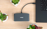 CalDigit Thunderbolt 3 Mini Dock (HDMI 2.0) - Portátil, Alimentado por Bus, 40 GB, Dual 4 K a 60 Hz, USB 3.0 y 2.0, GbE LAN. Compatible con Thunderbolt 3 Mac y PC (Dual HDMI 2.0)