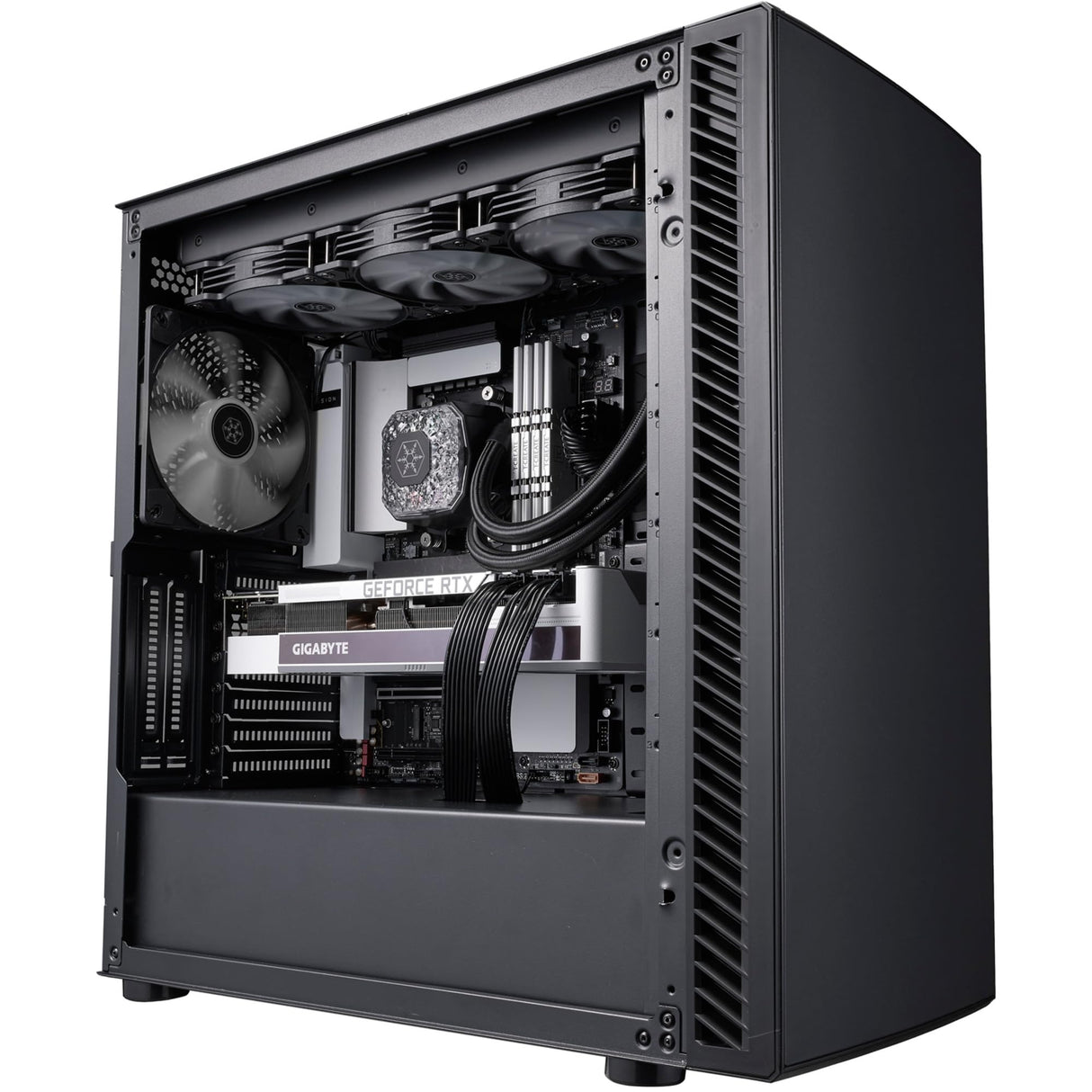 SilverStone Technology Seta Q1, Carcasa Torre Mediana silenciosa e insonorizada, SST-SEQ1B